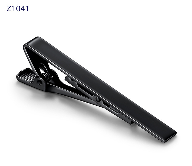 men's jewelry platinum Premium Men's Tie Clip - Copper & Stainless Steel, Navy/Dark Blue, Silver/Black/Gold, Gift Box, 5 jewelry High-Quality & Affordable men's necklace yin yang