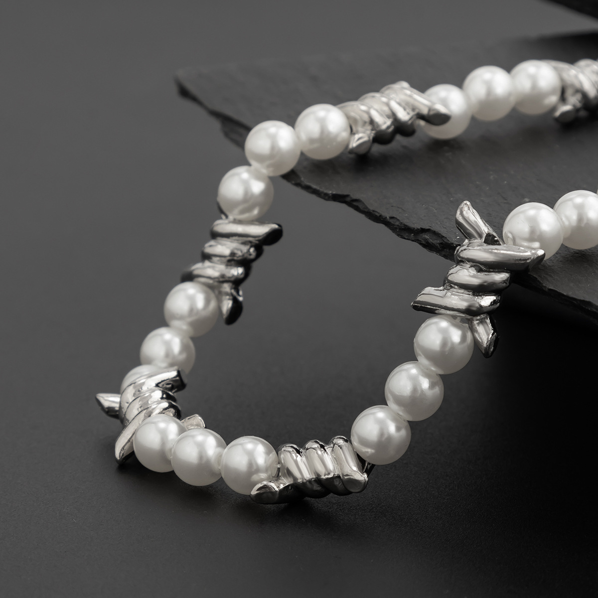 men's jewelry rope chain Unique armani men's jewelry Ethnic-Inspired Geometric Pearl Beaded Men's Necklace – Elegant One-of-a-Kind Alloy Design men's jewelry gq