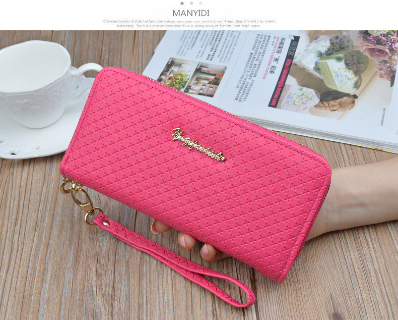 premium Trendy one-of-a-kind Non-Toxic Romantic Solid Color PU Leather Zipper Wallets for Women – Wholesale Collection feminine