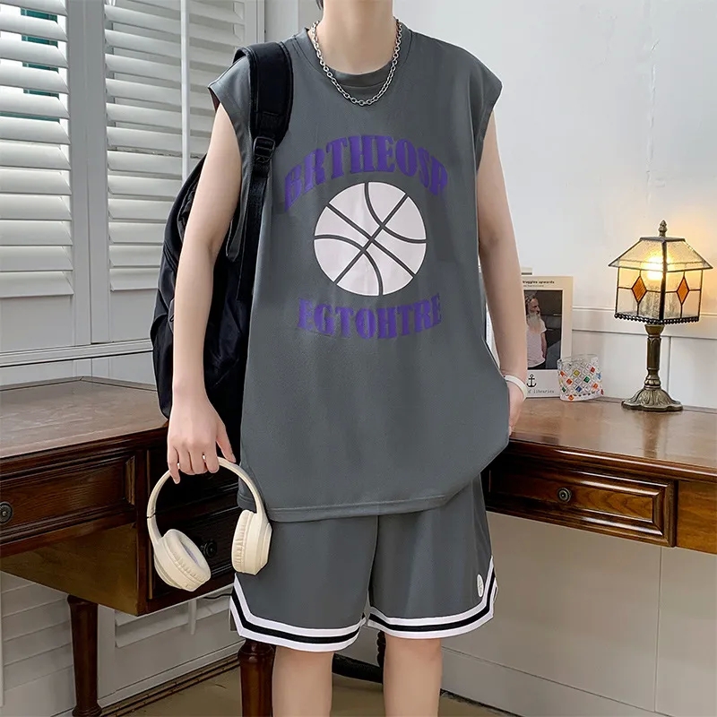 russian orthodox women's clothing "Polished High-Fashion Men's Ice Silk Basketball Shorts Set – Multifunctional Limited Stock Summer Two-Piece women's clothing 40s Suit" 70 off women's clothing