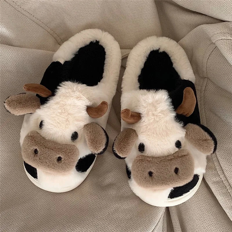 stylish "Wholesale Vintage-Inspired Romantic limited-time Animal Print Cotton Slippers for Women – Cute Round Toe Design" glossy