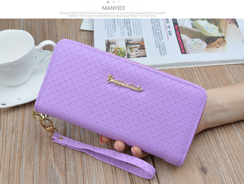 tarnish-resistant Trendy Non-Toxic Romantic Solid Color PU Leather daily wear Zipper Wallets for Women – Wholesale Collection rustic