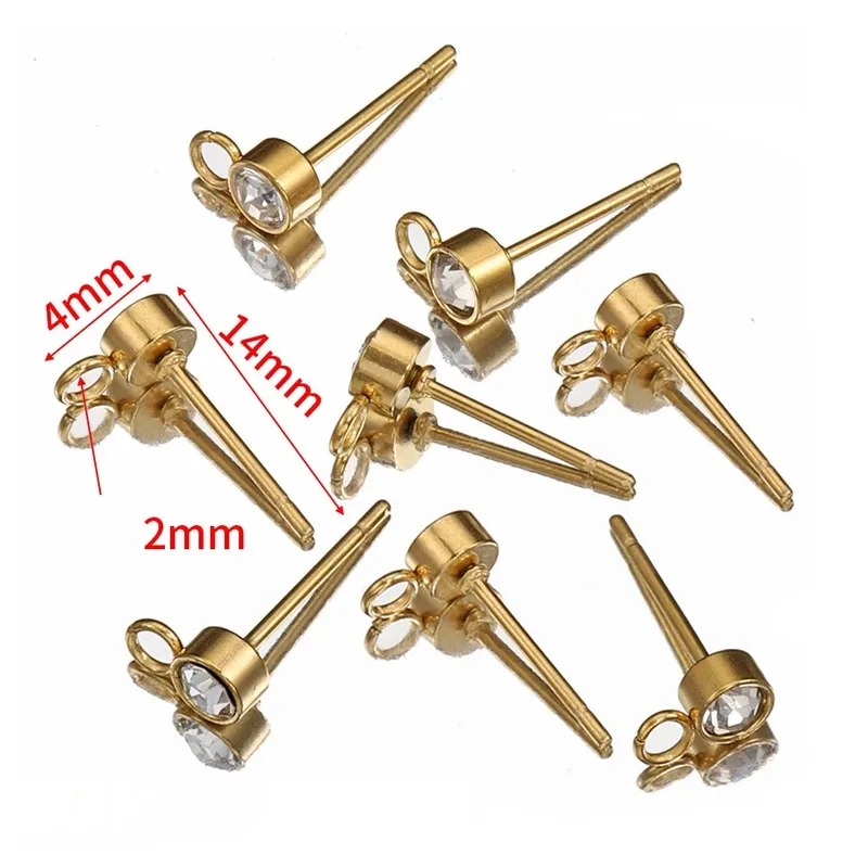 unique beads for jewelry making "Wholesale 20-Pack 304 Stainless 5 strand braid for jewelry making Steel Boho Geometric Ear Studs – Classic Playful Polished Finish" best jewelry making youtube channel