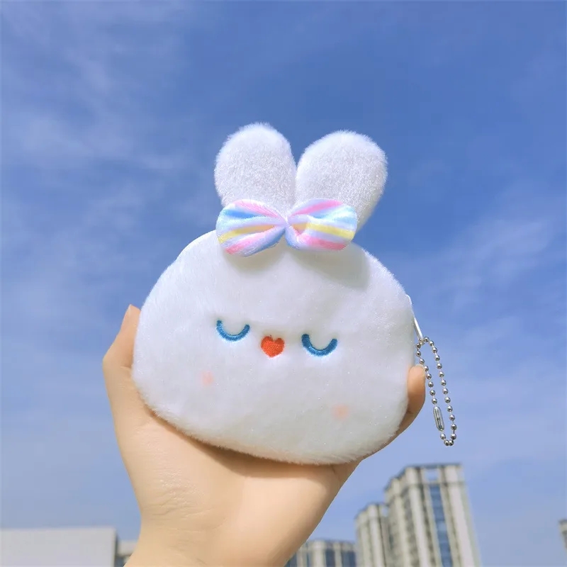 vintage "Limited Edition exclusive offer Boho Recycled Plush Bowknot Zipper Wallets – Multifunctional Kids & Women’s Animal Design" non-toxic