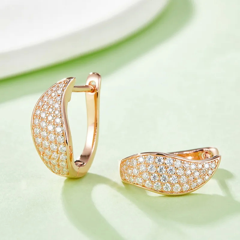 what are high end jewelry brands "Artisan-Made Unisex high end antique jewelry 0.5ct Round Moissanite Earrings 18K Gold Plated Timeless DEF Colorless VVS1-VVS2" is effy jewelry high end