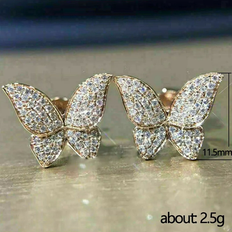 what is demi fine jewelry Eco-Chic Heritage Butterfly Earrings: High-Quality fine jewelry under $5000 Zircon & Copper Design Eye-Catching Micro-Encrusted Elegance sam's fine jewelry