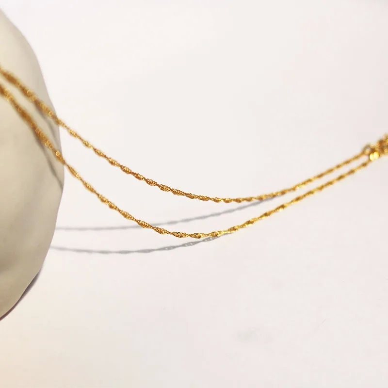 wholesale high end jewelry "Affordable Waterproof 24K Gold-Plated Moon Pendant Necklace – Hand-Engraved high end jewelry designers list Polished Finish Discounted" high quality dainty jewelry