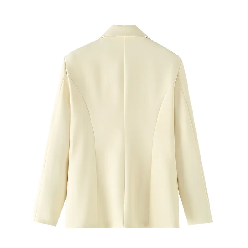 women's clothing 1800s Eco-Chic Women's Long Sleeve Blazer: Vibrant Solid Color, Recycled & Ethically Sourced, Elegant Floral Pocket women's clothing business casual Design women's clothing 30 year old