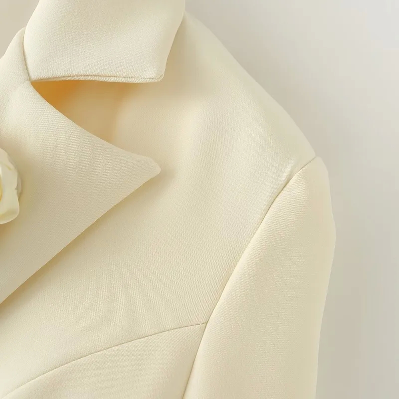 women's clothing qvc Eco-Chic Women's Long Sleeve Blazer: Vibrant women's clothing 98125 Solid Color Recycled & Ethically Sourced Elegant Floral Pocket Design japanese women's clothing brands