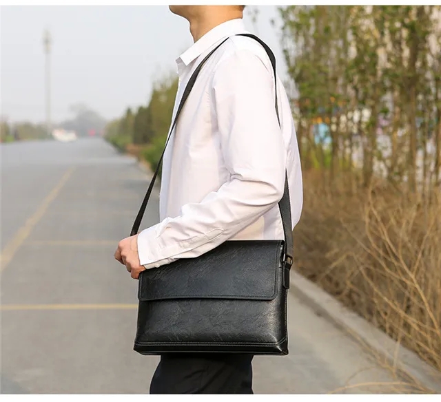yoshi bags Trendsetting Lightweight PU Leather Briefcase – Shiny Statement bags 80s Business Casual Shoulder Bag for Men eye bags causes