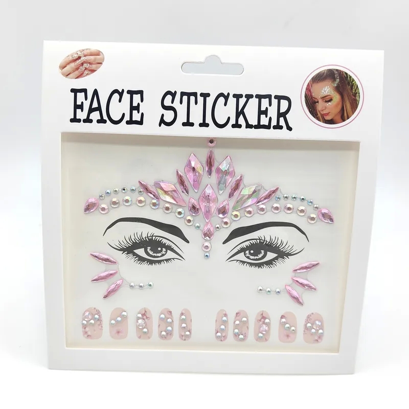young spa beauty health support reviews Eco-Friendly Antique Masculine Acrylic Rhinestone Flashing Face the beauty health company investor relations & Nail Stickers for EDM Festivals & Creative Makeup ultrasonic beauty & health instrument
