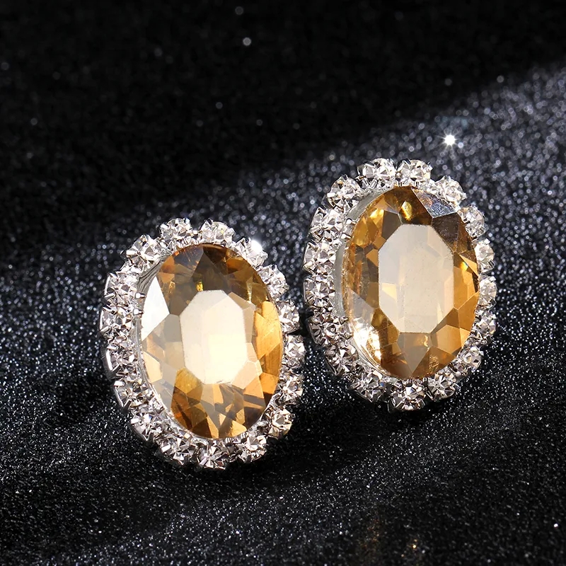 1920s women's fashion jewelry "Vibrant Grunge fashion jewelry thailand Chic: Premium Blue Crystal Alloy Diamond Stud Earrings for Women" high end fashion jewelry