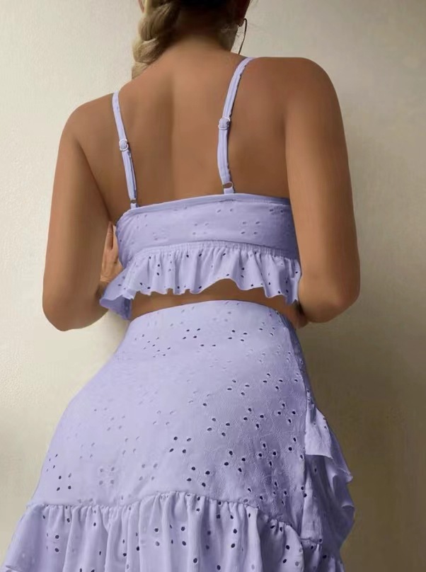 1930s women's clothing Luxury Modern Women's Bespoke 2-Piece Solid Color Bikini Set women's dresses 00 – Edgy & Authentic Swimwear women's clothing like shein