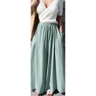 1950s women's clothing Luxury Adjustable Non-Toxic Women's jet women's clothing Formal Wide-Leg Ankle Pants – Eye-Catching Solid Color Casual Wear women's clothing on clearance