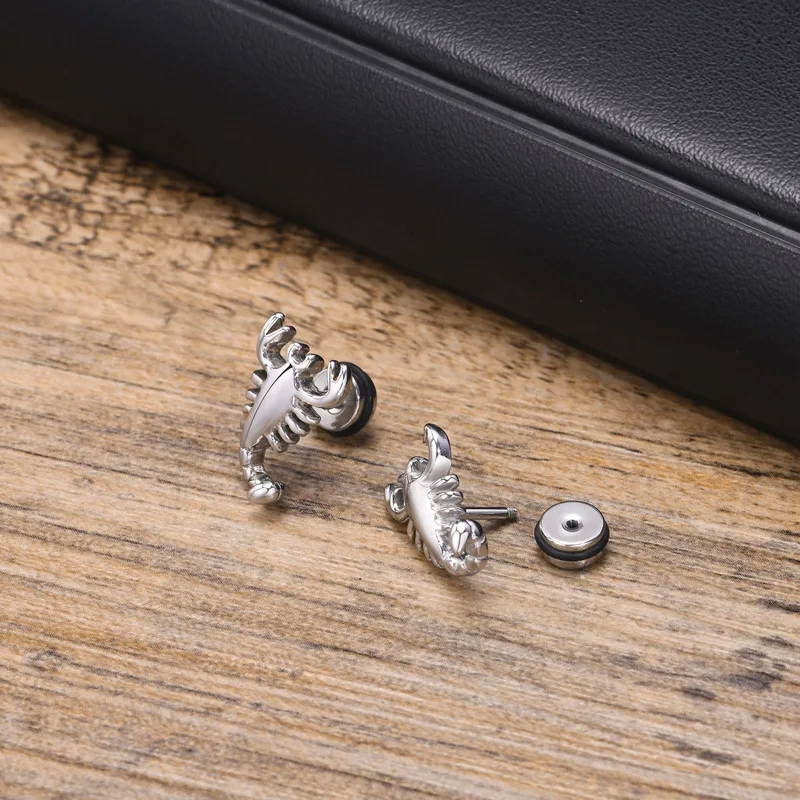 1970's men's jewelry Exclusive Bohemian Animal Enamel Zircon Ear Studs – Vintage 304 Stainless Steel women's jewelry sets Bold Statement Jewelry ed hardy men's jewelry