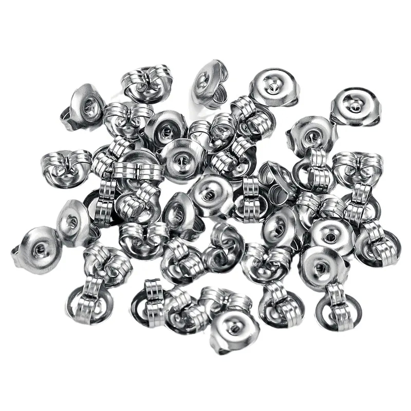 22k gold beads for jewelry making "Modern Limited Edition jewelry making board 6mm Polished Stainless Steel Ear Nuts – Lightweight Minimalist Party Wear" pearl beads for jewelry making