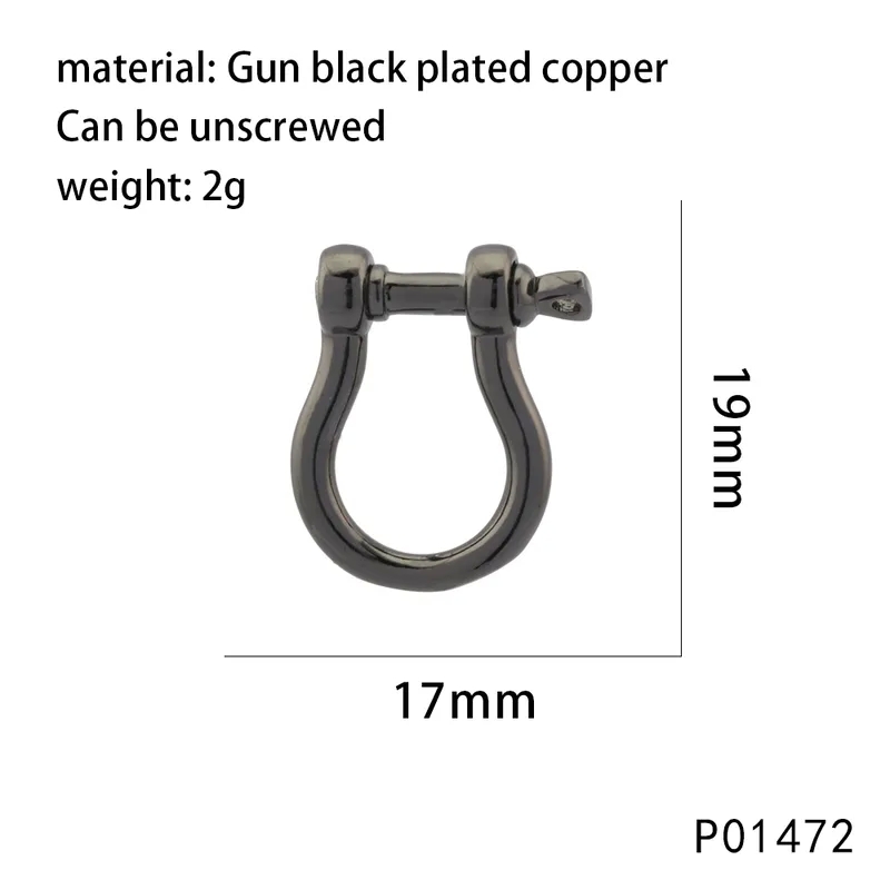22k gold beads for jewelry making Wholesale Tribal U-Shape quality charms for jewelry making Copper Pendant 18K Gold Plated Tarnish-Resistant Polished Jewelry Buckle - Affordable Gift flat head pins for jewelry making