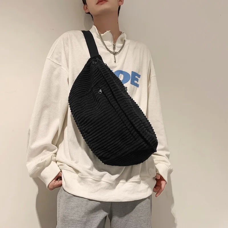 3.5 gram bags Trendy Shiny Budget-Friendly 240 tetley tea bags Women's Classic Solid Color Corduroy Waist Bags - Wholesale bags dodger stadium