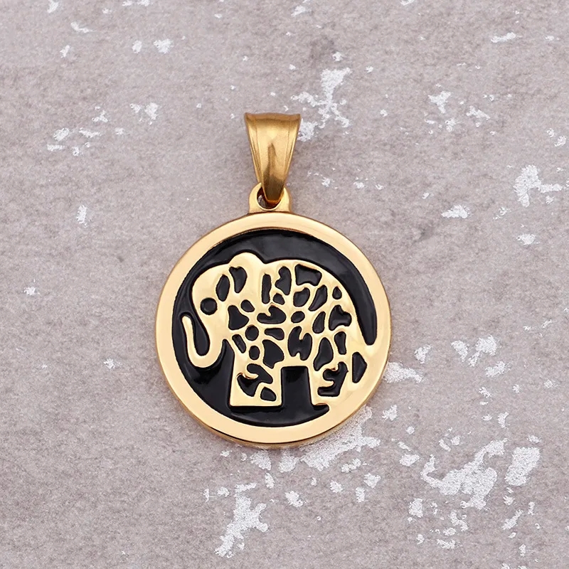 3d jewelry making "Elegant Tribal Titanium Steel 18K Gold Plated Animal Pendant - Weatherproof Masculine Statement jewellery making 6 year old Jewelry" glass beads for jewelry making