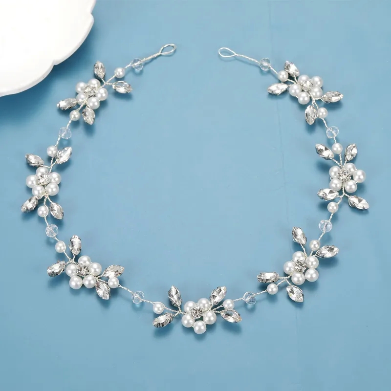 4c hair accessories "Vintage-Inspired Elegant Rhinestone hair clip quality Hairband with Imitation Pearls – Earthy Luxury Craftsmanship" 40th birthday hair accessories