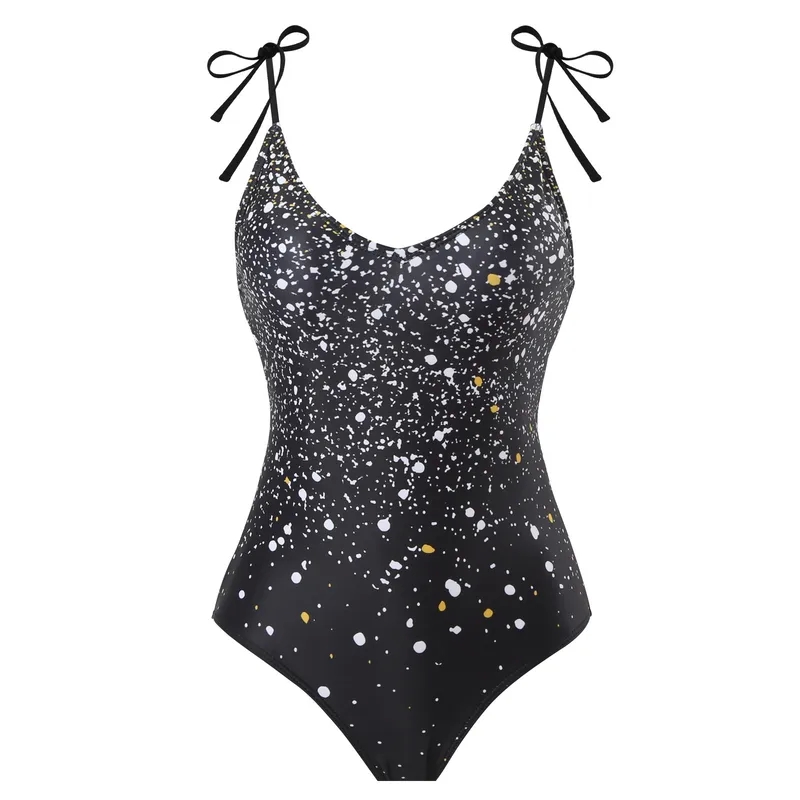 50 plus women's clothing "Glistening Leopard Backless One-Piece: Dainty Craftsmanship Colorful Statement 17th century women's clothing Piece for Women" women's clothing at kohl's