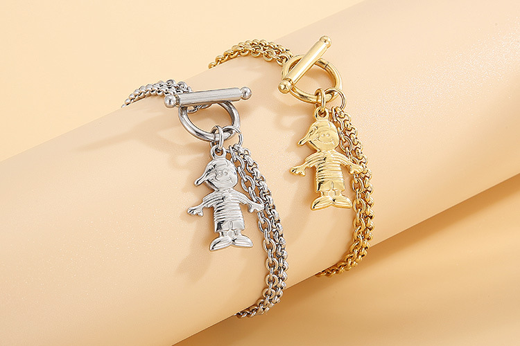 585 fine jewelry Wholesale High-Quality Polished Titanium 100 east fine jewelry Steel 18K Gold Plated Bracelets | Affordable Luxury Bulk Fashion Jewelry fine jewelry knuckle ring