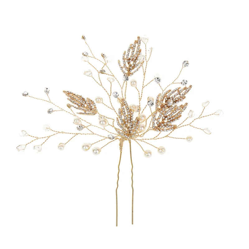 5 retro hair accessories Handmade Boho Chic Golden Diamond Alloy U-Shaped Hairpin – Genuine Bespoke Bridal navy school hair accessories Hair Accessory oliver bonas hair accessories