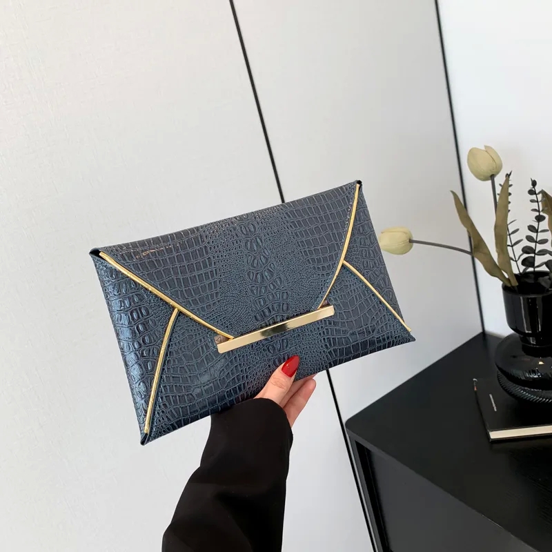 600 yorkshire tea bags Luxury bags rule french Handmade Women's PU Leather Vintage Crocodile Envelope Clutch Bag – Timeless Durable Polished Elegance bags nearby