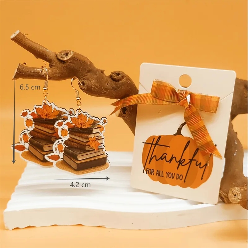 6 fashion styles "Vintage Boho Chic Thanksgiving Wooden zl fashion jewelry Maple Leaf Earrings – Custom-Fit Autumn Pumpkin Turkey Drops Branded Gift" what is fashion jewelry made of
