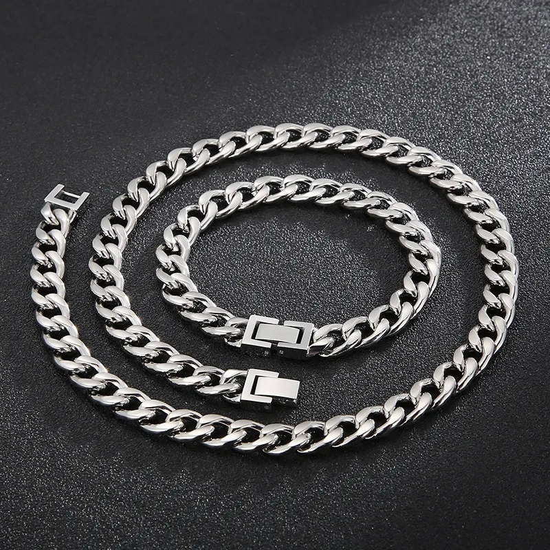 6 rings men's clothing "Matte Geometric Titanium Steel 90's men's jewelry 18K Gold Plated Punk Streetwear Jewelry Set – Premium Fashionable Bracelet & Necklace" men's jewellery in qatar