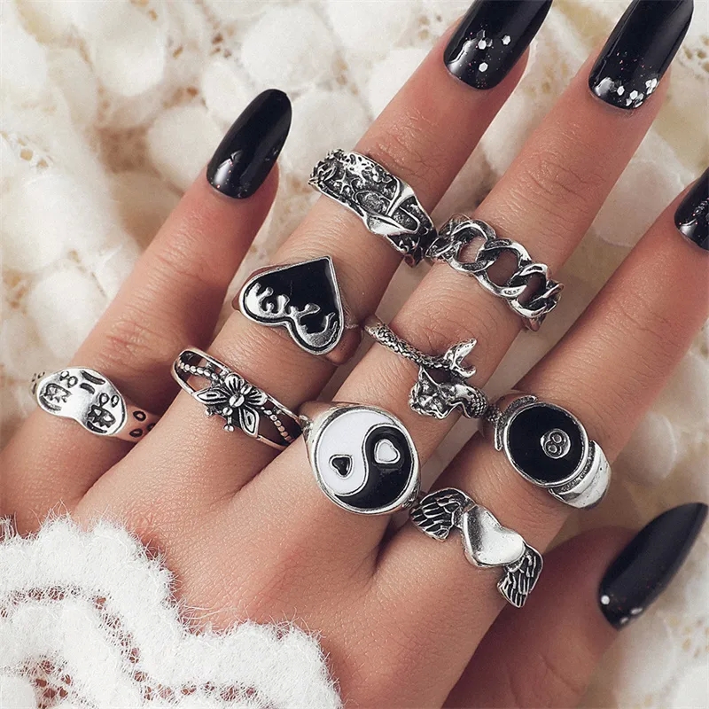 70's disco fashion jewelry "Ethically Made Bohemian Vintage Geometric fashion jewellery 925 Alloy Metal Rings – Antique Gold & Silver Plated Elegant Women's Jewelry" fashion jewelry instagram