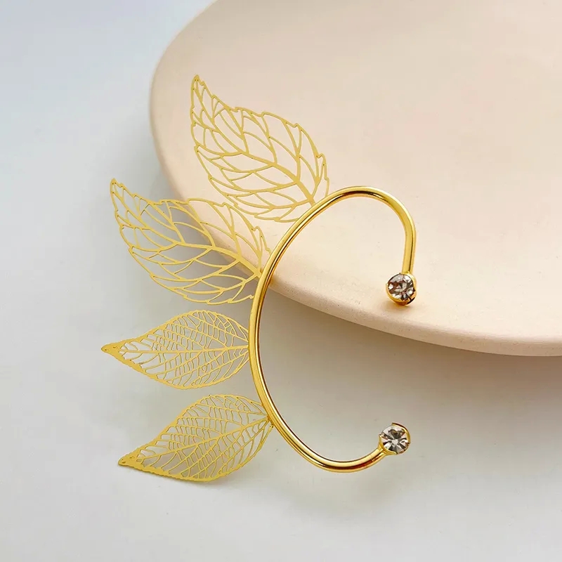 90s mens fashion jewelry "Chic Wholesale Fairy Leaf Copper Clip & Cuff Earrings – fashion jewelry vca Tarnish-Resistant Budget-Friendly Quick-Style Elegance" fashion jewelry kendra scott