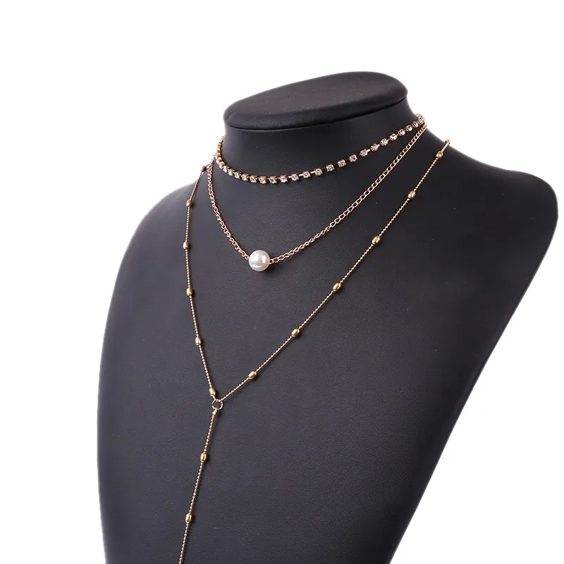 amazon fashion jewelry Affordable Eco-Friendly Hypoallergenic Pearl Rhinestone Necklace – Delicate & fashion jewelry on sale Skin-Friendly Jewelry Set fashion jewelry delhi