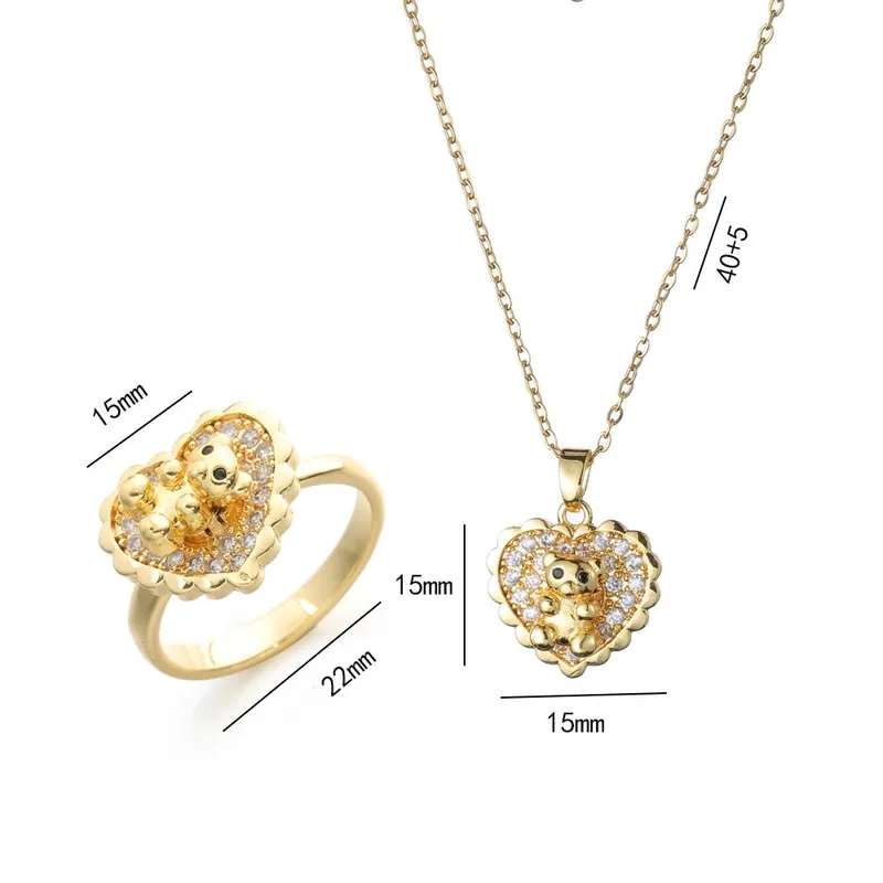 artifex fine jewelry "Wholesale fine jewelry walmart Minimalist Copper Heart Zircon Jewelry Set – Tarnish-Resistant Premium Quality Luxe Comfort" allen's fine jewelry