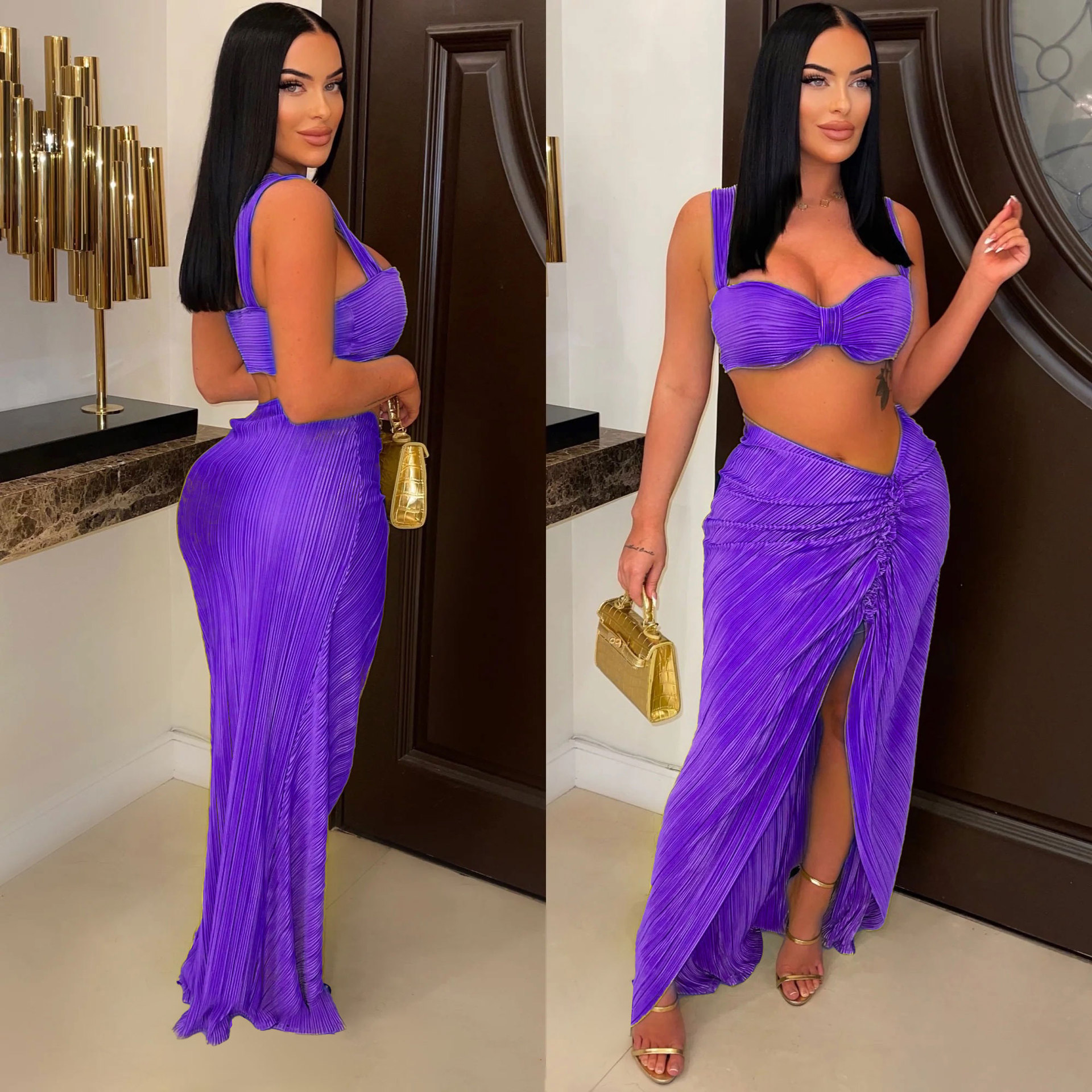 australian women's clothing brands Wholesale Branded Antique-Inspired Tailor-Made Women's 50D All-Light Fabric Skirt Sets – Personalized women's clothing catalogs Gift women's clothing consignment stores near me