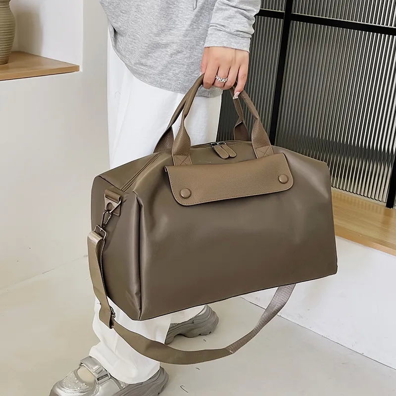 bags 3 set Custom Lightweight naghedi bags Colorful Nylon Duffel Bag - Grunge Streetwear Travel Bag with Square Zipper, Everyday Jewelry Accents xl ziploc bags