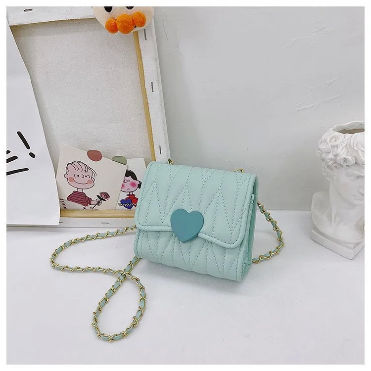 bags 62 linear inches "Ethically Made Shiny Branded Mini PU Leather Heart Crossbody Bag - Streetwear Square Flip Shoulder Bag duffle bags for Girls" bags zomboid