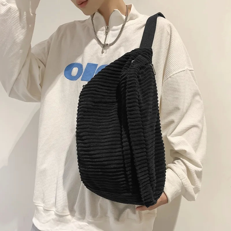 bags dodger stadium Trendy Shiny Budget-Friendly Women's Classic Solid Color Corduroy bags pink Waist Bags - Wholesale are tote bags for women