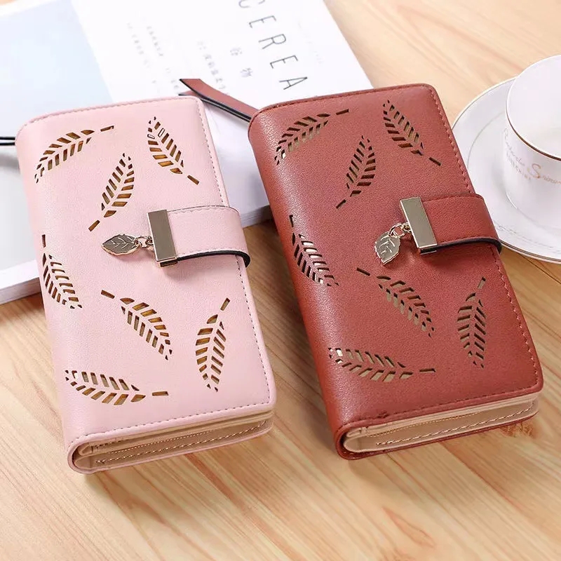 bags end Vintage Charm Recycled PU Leather mcm bags Geometric Long Wallet with Adjustable Zipper Buckle – Festival Fashion Essential uniqlo bags