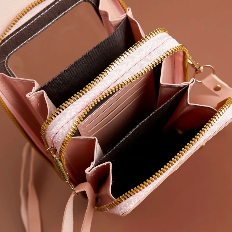 bags for men "Handmade Ethical PU Leather Zipper Phone Wallet – Dainty Solid Color Limited Edition bags 31 Seasonal Collection" about louis vuitton bags