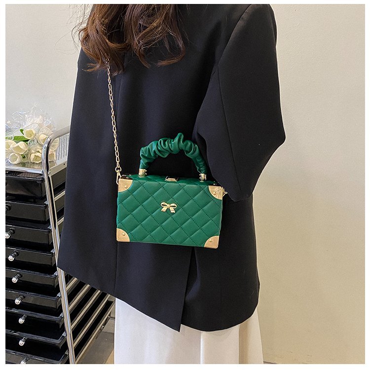 bags in bulk reviews Wholesale Modern Women's Medium PU Leather Chain Bag – Rare Refined Elegance, Square Lock used louis vuitton bags Clasp, All-Season Style 7r bags