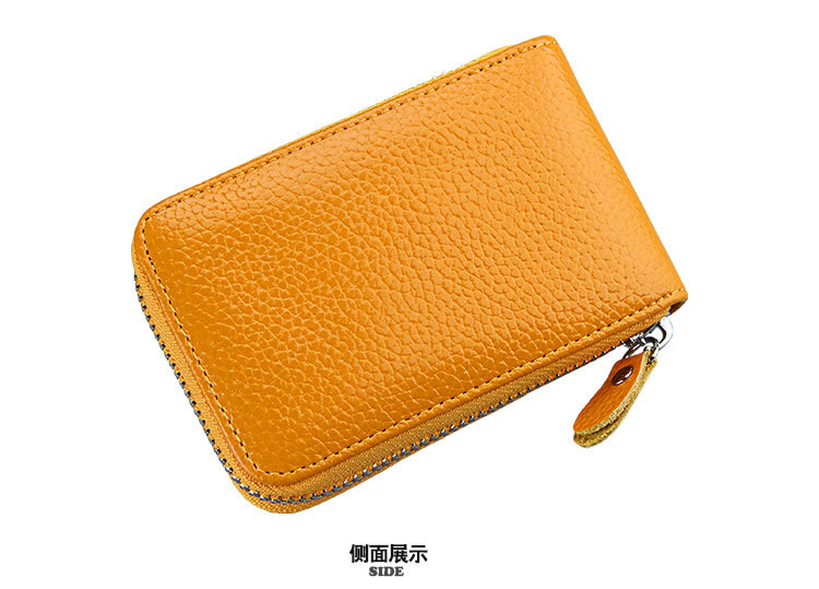 bags in bulk Sparkling Tarnish-Resistant Leather Card Holder - Edgy Multi-Function quilted bags Zipper Organizer & Coin Purse bags boards