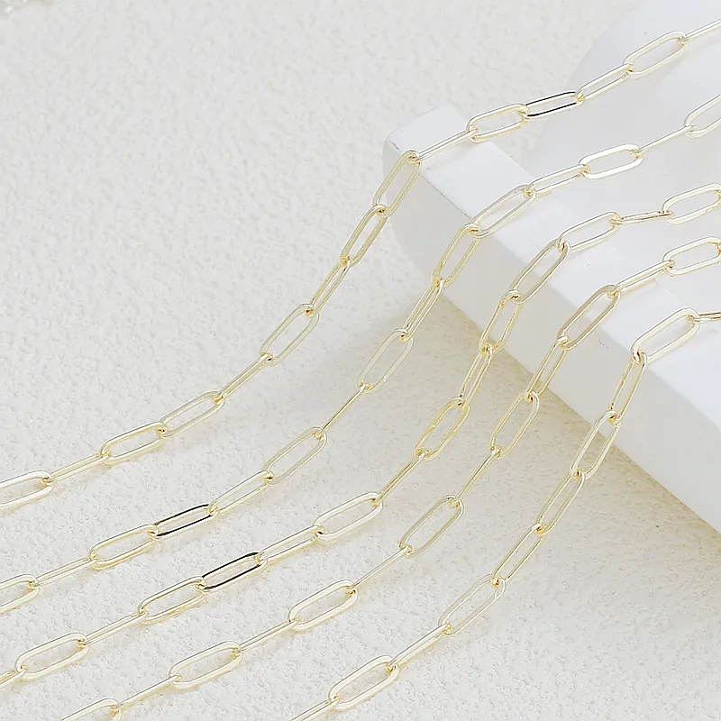 beading needles for jewelry making "Modern Exquisite 14K Gold Plated Copper Chain – Artsy Ethnic jewelry making instructions Affordable Luxury Statement Piece" jewelry making tools