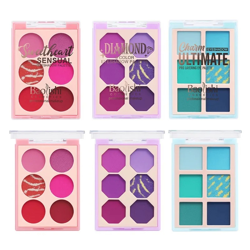 beauty + health & wellness manila 2024 "Wholesale Sparkling Grunge Plastic Eyeshadow - Celebrity Style beauty health tips Solid Color Makeup Palette" finest nutrition beauty health