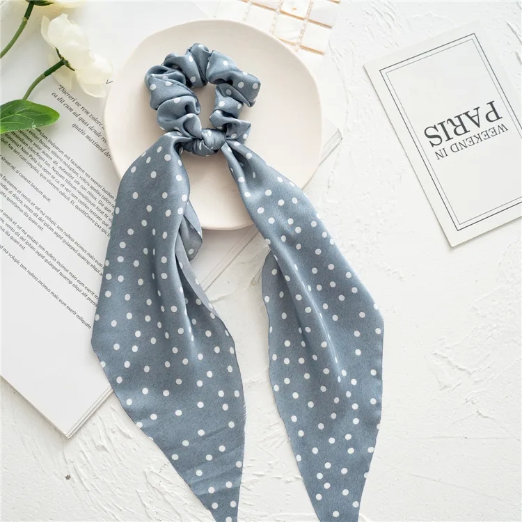 boho hair accessories "Minimalist Polka Dot Floral Hair Tie hair accessories early 2000s – Unique Artsy Gift Solid Color Flower Cloth Personalized Vacation Style" 4 year old hair accessories