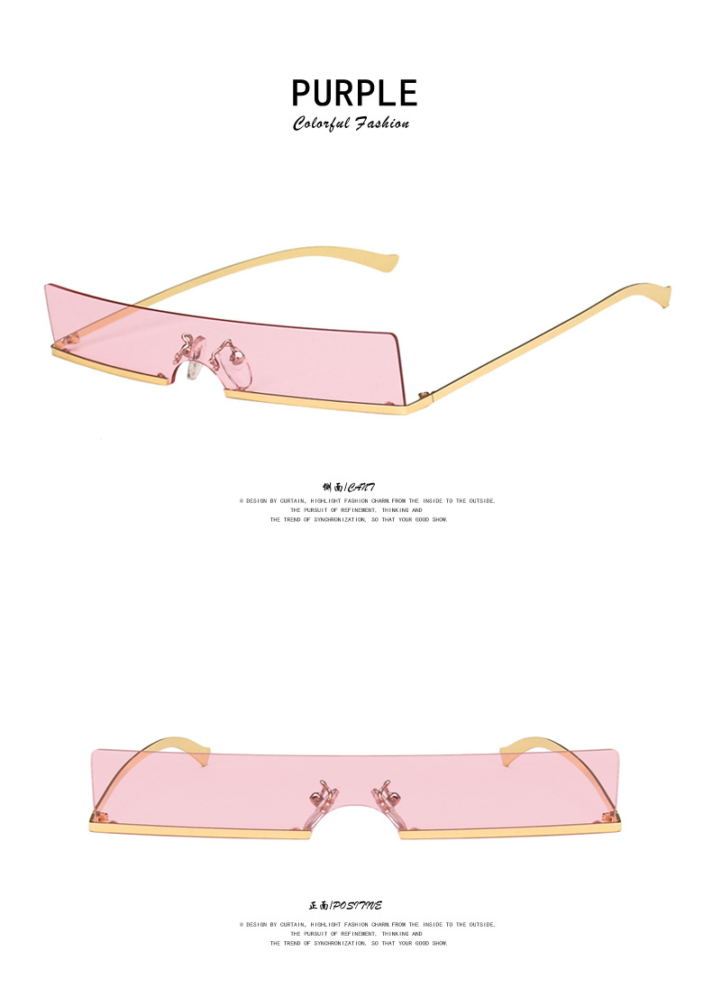 branded Wholesale Minimalist Metal bespoke Frame Sunglasses - Non-Toxic, Unisex, Small Square Punk Style for Party Wear daily wear