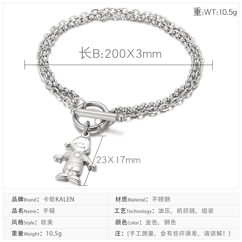 cheap fine jewelry 925 Wholesale High-Quality Polished Titanium Steel 18K Gold Plated Bracelets | Affordable Luxury Bulk Fashion where to sell fine jewelry Jewelry fine queen jewellery