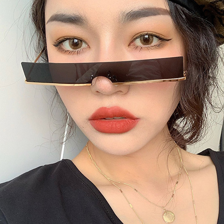 chic Wholesale Minimalist Metal Frame Sunglasses - Non-Toxic, Unisex, Small Square Punk luxury Style for Party Wear limited stock