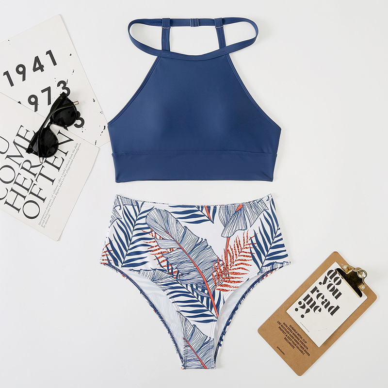 chic women's clothing Vintage Charm Adjustable Skin-Friendly Upcycled women's clothing stores 03301 Floral 2-Piece Tankini Swimwear Set for Women women fashion 60s
