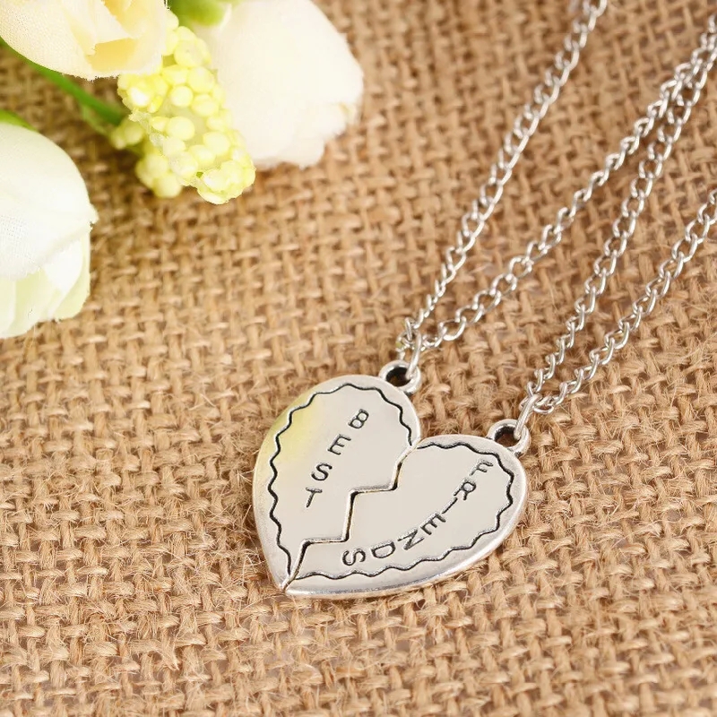 costume jewelry 987 "Chic Alloy Friendship Necklace Set – Refined Gift for Best Friends Simple x jewelry Elegance for Birthdays" fashion queen jewellery